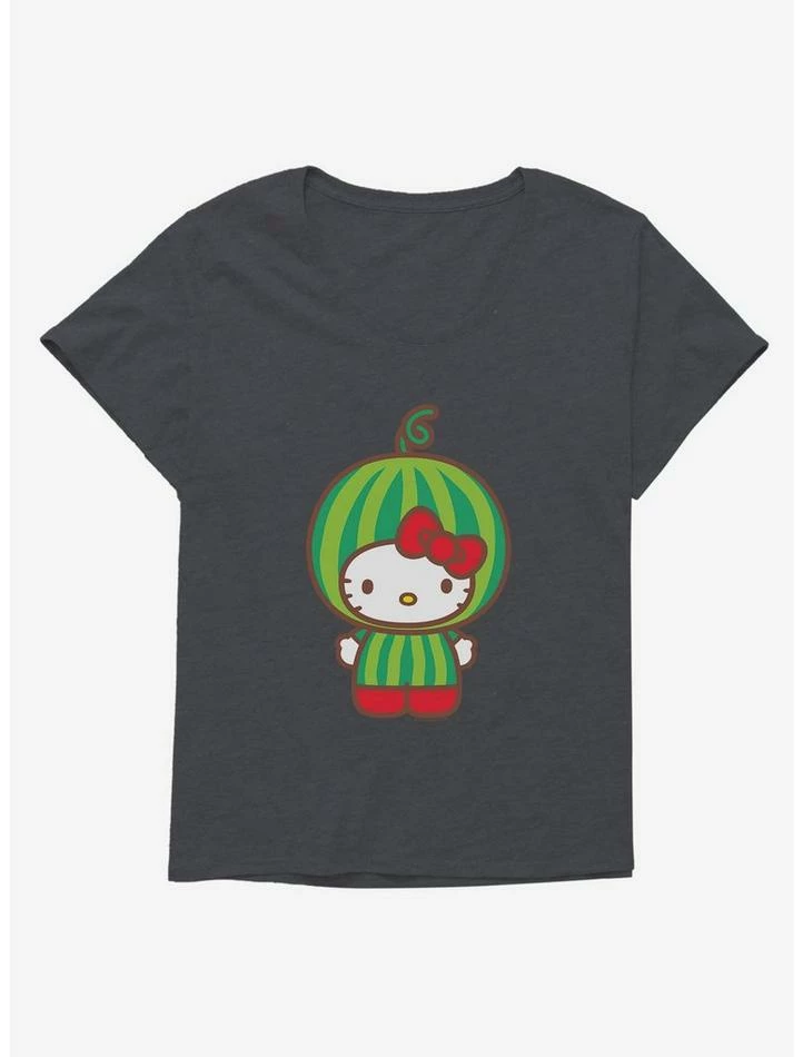 New ๐ Hello Kitty Five A Day Watermelon Head ๐ง Girls T-Shirt Plus Size ๐ฅ 3 New ๐ Hello Kitty Five A Day Watermelon Head ๐ง Girls T-Shirt Plus Size ๐ฅ - Image 3