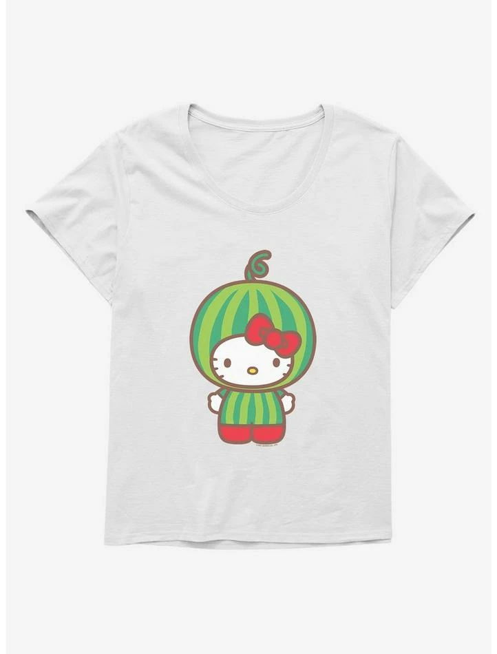 New ๐ Hello Kitty Five A Day Watermelon Head ๐ง Girls T-Shirt Plus Size ๐ฅ 4 New ๐ Hello Kitty Five A Day Watermelon Head ๐ง Girls T-Shirt Plus Size ๐ฅ - Image 4