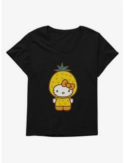 Best Pirce 👏 Hello Kitty Five A Day Wise Pineapple 👧 Girls T-Shirt Plus Size 🎁 -Hello Kitty Sales Shop 17212074 hi