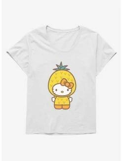 Best Pirce 👏 Hello Kitty Five A Day Wise Pineapple 👧 Girls T-Shirt Plus Size 🎁 -Hello Kitty Sales Shop 17212092 hi