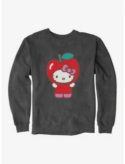 Discount 🤩 Hello Kitty Five A Day Apple Of My Eye Sweatshirt 🧨 -Hello Kitty Sales Shop 17218056 hi