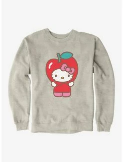 Discount 🤩 Hello Kitty Five A Day Apple Of My Eye Sweatshirt 🧨 -Hello Kitty Sales Shop 17218077 hi