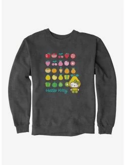 Flash Sale ❤️ Hello Kitty Five A Day Healthy Logo Sweatshirt 👍 -Hello Kitty Sales Shop 17218150 hi