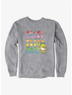 Flash Sale ❤️ Hello Kitty Five A Day Healthy Logo Sweatshirt 👍