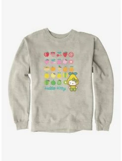 Flash Sale ❤️ Hello Kitty Five A Day Healthy Logo Sweatshirt 👍 -Hello Kitty Sales Shop 17218168 hi