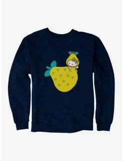 Flash Sale 🥰 Hello Kitty Five A Day Hiding The Pear Sweatshirt 👏 -Hello Kitty Sales Shop 17218222 hi