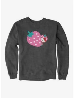 Cheap 🎁 Hello Kitty Five A Day Pink Strawberry Sweatshirt 👏 -Hello Kitty Sales Shop 17218330 hi
