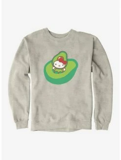 Buy 💯 Hello Kitty Five A Day Playing In Avacado Sweatshirt 🎉 -Hello Kitty Sales Shop 17218378 hi
