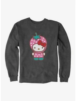 Hot Sale ✔️ Hello Kitty Five A Day Strawberry Hat Sweatshirt 🤩 -Hello Kitty Sales Shop 17218480 hi