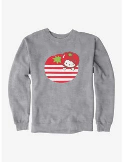 Budget 🔥 Hello Kitty Five A Day Tomato Free Sweatshirt 😀 -Hello Kitty Sales Shop 17218551 hi