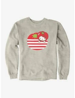 Budget 🔥 Hello Kitty Five A Day Tomato Free Sweatshirt 😀 -Hello Kitty Sales Shop 17218563 hi