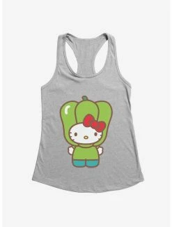 Best Pirce 🛒 Hello Kitty Five A Day Bell Pepper 👧 Girls Tank 🔥 -Hello Kitty Sales Shop 17220673 hi