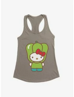 Best Pirce 🛒 Hello Kitty Five A Day Bell Pepper 👧 Girls Tank 🔥 -Hello Kitty Sales Shop 17220694 hi