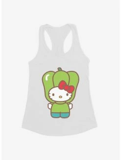 Best Pirce 🛒 Hello Kitty Five A Day Bell Pepper 👧 Girls Tank 🔥 -Hello Kitty Sales Shop 17220701 hi