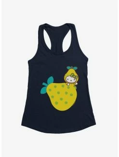 Promo 🎁 Hello Kitty Five A Day Hiding The Pear 👧 Girls Tank 🛒 -Hello Kitty Sales Shop 17220813 hi