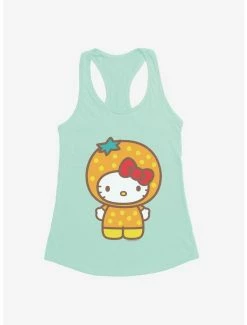 Best Pirce 🛒 Hello Kitty Five A Day Orange Outfit 👧 Girls Tank 😉 -Hello Kitty Sales Shop 17220890 hi
