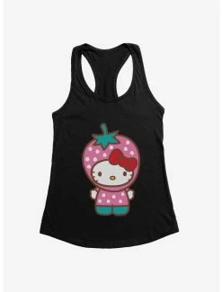 Hot Sale 🎁 Hello Kitty Five A Day Strawberry Hat 👧 Girls Tank ✨ -Hello Kitty Sales Shop 17221170 hi