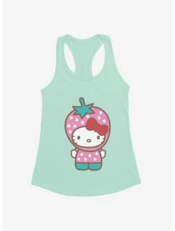 Hot Sale 🎁 Hello Kitty Five A Day Strawberry Hat 👧 Girls Tank ✨ -Hello Kitty Sales Shop 17221184 hi