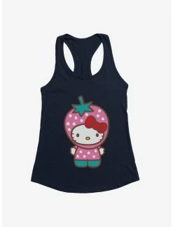 Hot Sale 🎁 Hello Kitty Five A Day Strawberry Hat 👧 Girls Tank ✨