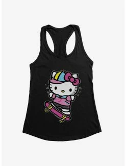 Promo ⭐ Hello Kitty Skateboard 👧 Girls Tank 🎁 -Hello Kitty Sales Shop 17256491 hi