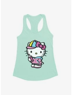 Best reviews of 👏 Hello Kitty Spray Can Front 👧 Girls Tank ❤️ -Hello Kitty Sales Shop 17256589 hi