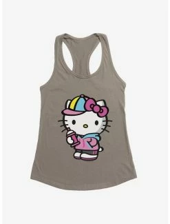 Best reviews of 👏 Hello Kitty Spray Can Front 👧 Girls Tank ❤️