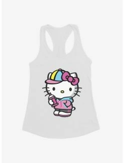 Best reviews of 👏 Hello Kitty Spray Can Front 👧 Girls Tank ❤️ -Hello Kitty Sales Shop 17256610 hi