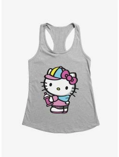 Outlet 🥰 Hello Kitty Spray Can Side 👧 Girls Tank 🔥