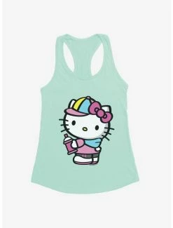 Outlet 🥰 Hello Kitty Spray Can Side 👧 Girls Tank 🔥 -Hello Kitty Sales Shop 17256631 hi