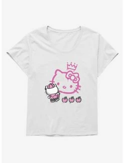Hot Sale 🎁 Hello Kitty Apples 👧 Girls T-Shirt Plus Size 🎁 -Hello Kitty Sales Shop 17257085 hi