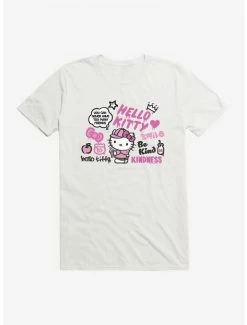 Promo 😍 Hello Kitty Kindness T-Shirt 🧨 -Hello Kitty Sales Shop 17257458 hi
