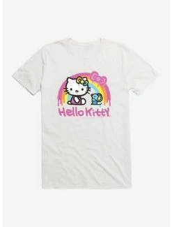 Deals 🎁 Hello Kitty Rainbow Graffiti T-Shirt 💯 -Hello Kitty Sales Shop 17257854 hi