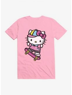 Hot Sale ⌛ Hello Kitty Skateboard T-Shirt ⭐ -Hello Kitty Sales Shop 17257989 hi