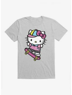 Hot Sale ⌛ Hello Kitty Skateboard T-Shirt ⭐ -Hello Kitty Sales Shop 17257998 hi
