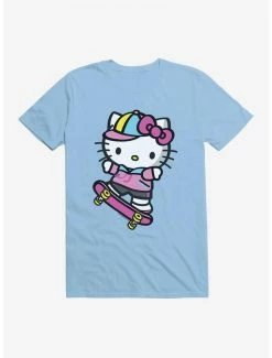 Hot Sale ⌛ Hello Kitty Skateboard T-Shirt ⭐ -Hello Kitty Sales Shop 17258016 hi