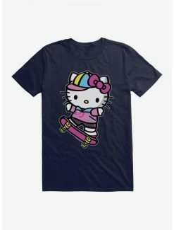 Hot Sale ⌛ Hello Kitty Skateboard T-Shirt ⭐ -Hello Kitty Sales Shop 17258025 hi