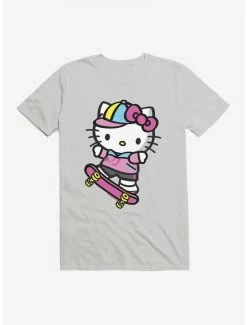 Hot Sale ⌛ Hello Kitty Skateboard T-Shirt ⭐ -Hello Kitty Sales Shop 17258043 hi