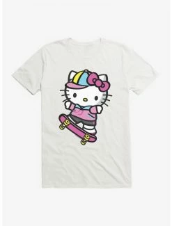 Hot Sale ⌛ Hello Kitty Skateboard T-Shirt ⭐ -Hello Kitty Sales Shop 17258052 hi 1