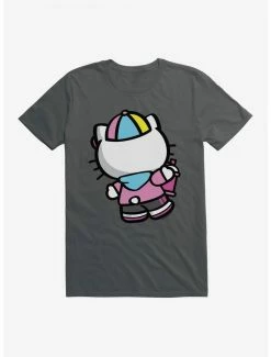 Cheap 🎉 Hello Kitty Spray Can Back T-Shirt 💯 -Hello Kitty Sales Shop 17258079 hi
