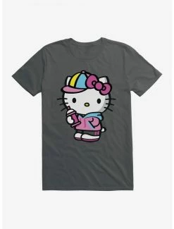 Deals ✨ Hello Kitty Spray Can Front T-Shirt 🔥 -Hello Kitty Sales Shop 17258178 hi