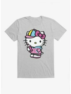 Deals ✨ Hello Kitty Spray Can Front T-Shirt 🔥 -Hello Kitty Sales Shop 17258196 hi