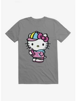 Deals ✨ Hello Kitty Spray Can Front T-Shirt 🔥 -Hello Kitty Sales Shop 17258232 hi