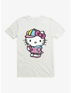 Deals ✨ Hello Kitty Spray Can Front T-Shirt 🔥 -Hello Kitty Sales Shop 17258250 hi