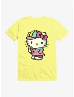 Deals ✨ Hello Kitty Spray Can Front T-Shirt 🔥 -Hello Kitty Sales Shop 17258259 hi
