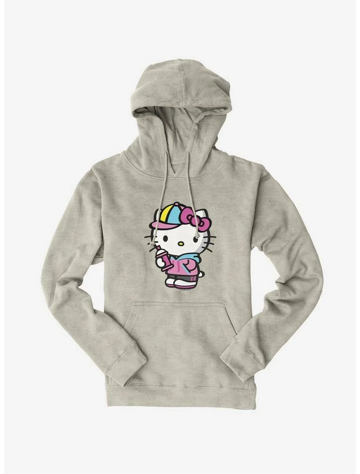 Outlet 🔔 Hello Kitty Spray Can Front Hoodie 🔔 1 Outlet 🔔 Hello Kitty Spray Can Front Hoodie 🔔