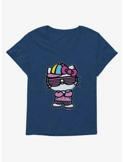 Best Sale ✨ Hello Kitty Cool Kitty 👧 Girls T-Shirt Plus Size 😉 -Hello Kitty Sales Shop 17259130 hi