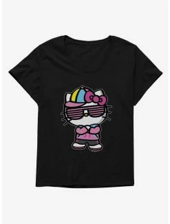 Best Sale ✨ Hello Kitty Cool Kitty 👧 Girls T-Shirt Plus Size 😉 -Hello Kitty Sales Shop 17259139 hi