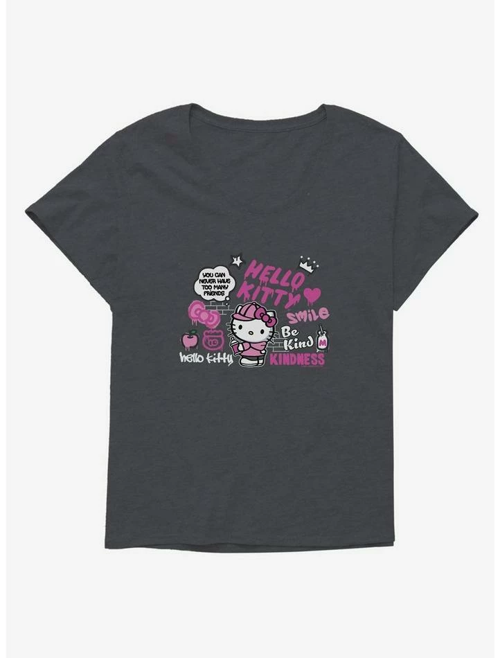 New 🥰 Hello Kitty Kindness 👧 Girls T-Shirt Plus Size 💯 2 New 🥰 Hello Kitty Kindness 👧 Girls T-Shirt Plus Size 💯 - Image 2
