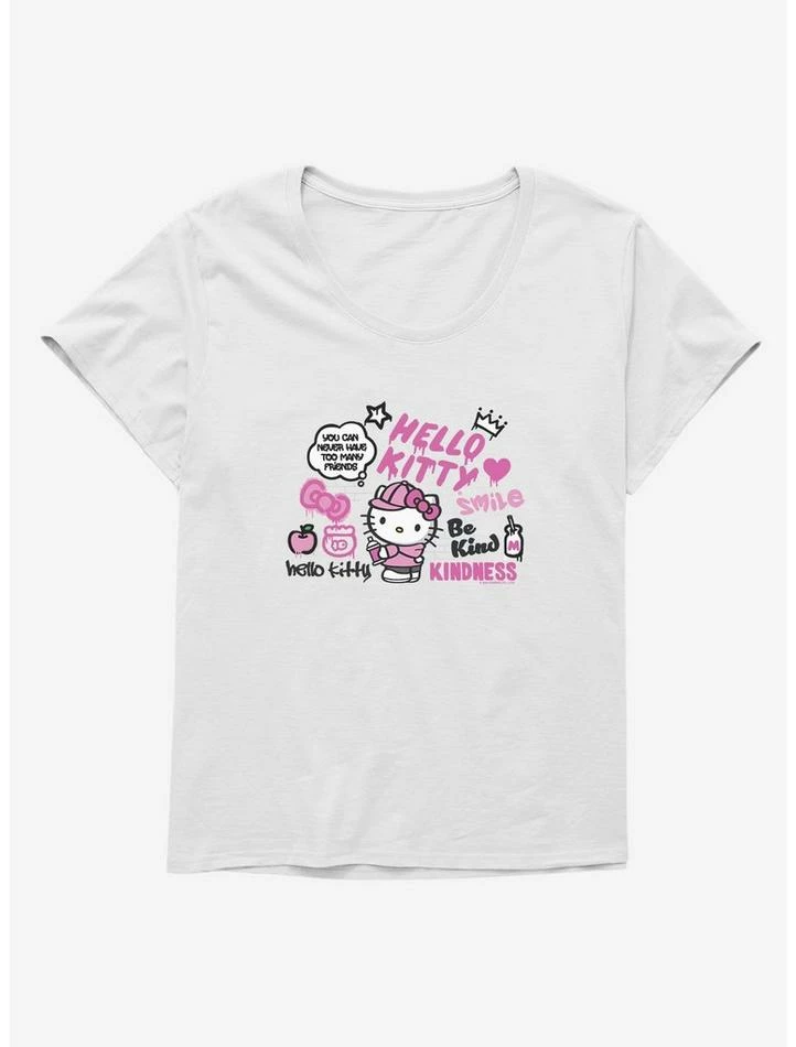 New 🥰 Hello Kitty Kindness 👧 Girls T-Shirt Plus Size 💯 3 New 🥰 Hello Kitty Kindness 👧 Girls T-Shirt Plus Size 💯 - Image 3