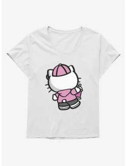 New 🔔 Hello Kitty Pink Back 👧 Girls T-Shirt Plus Size ✔️ -Hello Kitty Sales Shop 17259229 hi